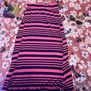 Navy blue and pink skirt (kids)